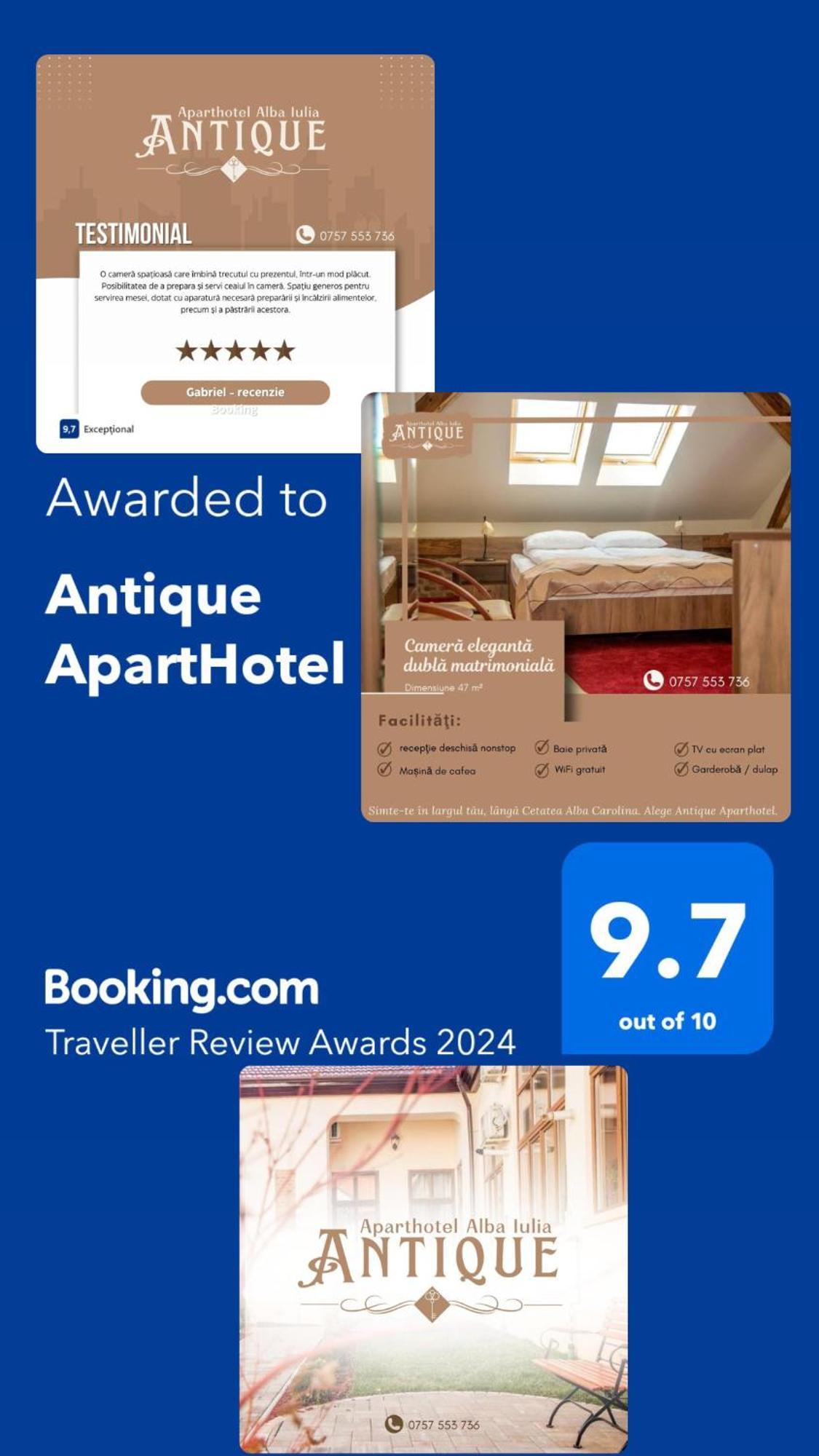 Antique Aparthotel Alba Iulia Exterior foto